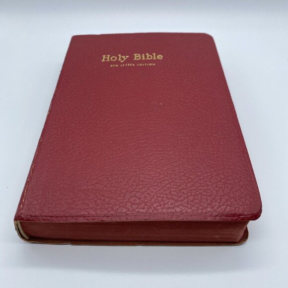 Holy Bible Dictionary Red Letter Edition Jesus King James Version KJV World - Picture 15 of 16